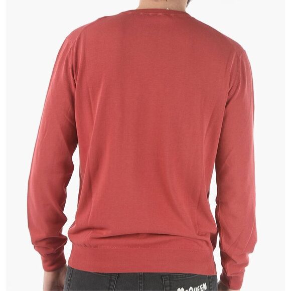 Altea Men’s  Knit Long Sleeve Crew Neck Pullover Sweater Pink Size Large NWT - Picture 5 of 11